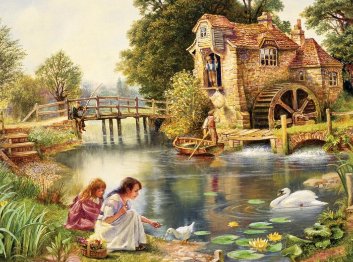 Idyllic Life - 500 Large Piece Ravensburger puzzle - for Ages 12+