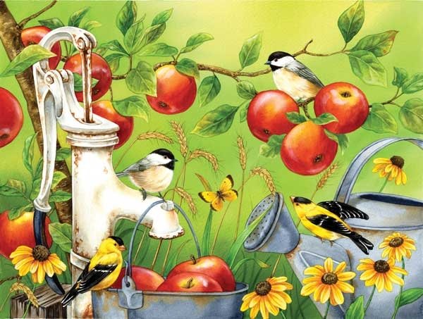 Among The Apples - 500 piece SunsOut puzzle - for Ages 12+