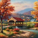 Covered Bridge in Fall - 500 piece SunsOut puzzle - for Ages 12+