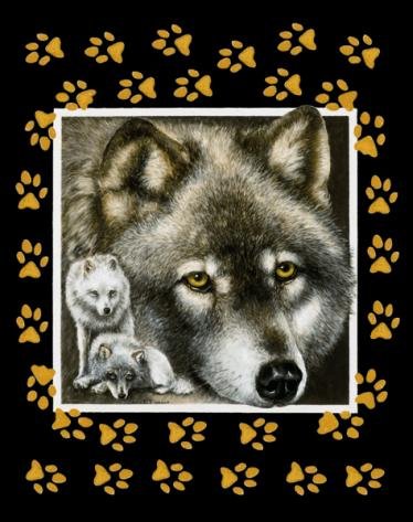 Wolf Too Close To Pause - 100 piece SunsOut Mini puzzle