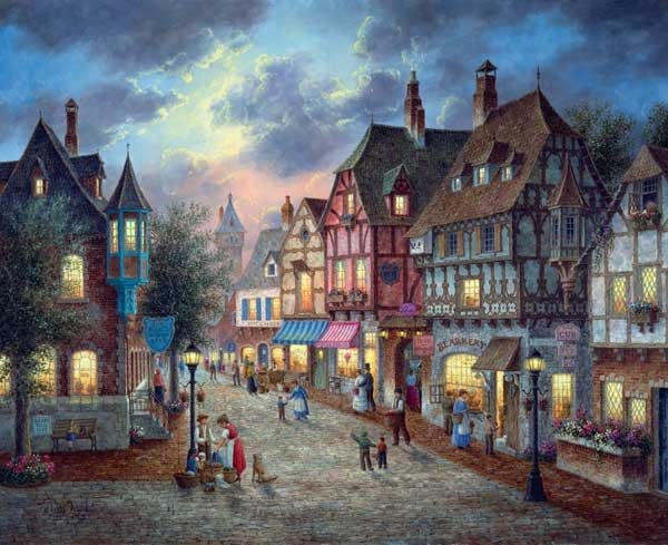 Bearington Street - 1,500 piece SunsOut puzzle - for Ages 12+