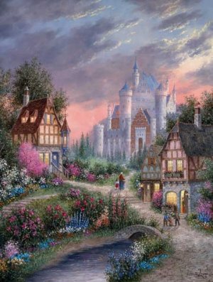 Enchanted Castle - 500 piece SunsOut puzzle - for Ages 12+