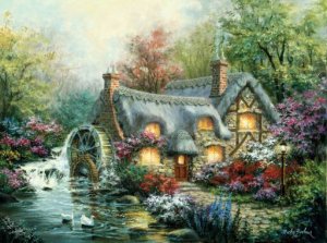 Cottage Mill - 1,000 piece SunsOut puzzle - for Ages 12+