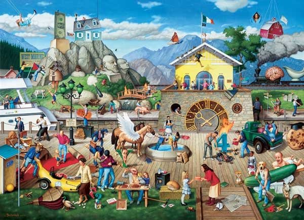 Proverbidioms IV - Who Rocked the Boat - 1,500 piece SunsOut puzzle - for Ages 12+