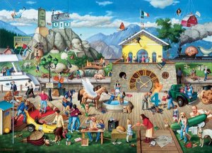 Proverbidioms IV - Who Rocked the Boat - 1,500 piece SunsOut puzzle - for Ages 12+