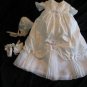 Silk and Crystal Handmade Christening Baptismal Gowns Small 6 Months