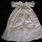 Silk and Crystal Handmade Christening Baptismal Gowns Small 6 Months