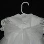 Rachel Custom Cotton and Tulle Tutu Style Christening Gown 6-9 Months