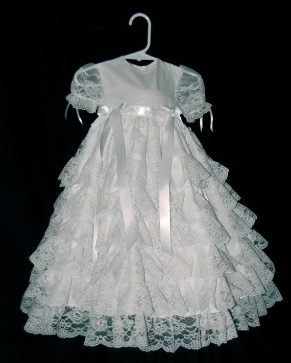 Lacey Handmade Christening Gown