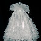 Lacey Handmade Christening  Gown