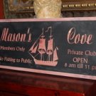Handmade wood wooden sign business home room decor personalized