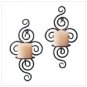 Scrollwork Candle Sconces