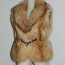 Real Raccoon Dog Fur Vest