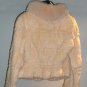 LightOrange Rabbit Fur Coat With Fox Collar