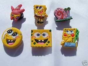 spongebob charms for crocs