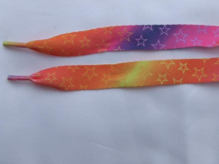 orange-purple-pink-yellow-wide-fat-tie-dye-shoelaces-with-stars