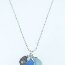 Multi-Stones Sterling Silver Necklace