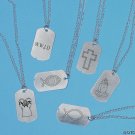 Inspirational 'Dog-Tag' Silver