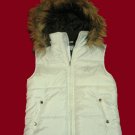 Teen/ Women's White Winter Vest