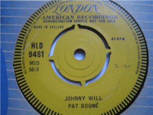 Pat Boone 7in Single London