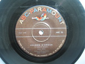 Paul Anka 7in single ABC Paramount