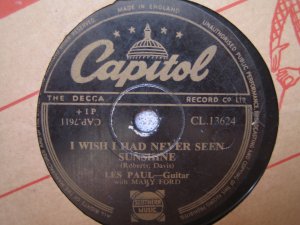 Les Paul 10in 78rpm  Single Capitol UK