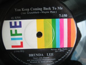 Brenda Lee 7in Single Life