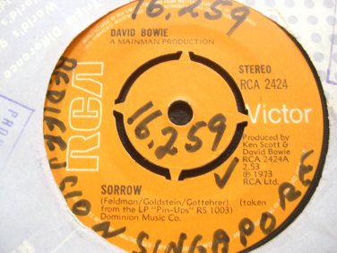 David Bowie 7in Single RCA