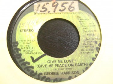 George Harrison 7in Single Apple