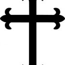 CH091 Christian Religious Decal Sticker - 6" WHITE