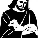 CH099 Christian Religious Decal Sticker - 6" WHITE