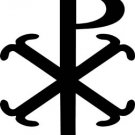 CH100 Christian Religious Decal Sticker - 6" WHITE