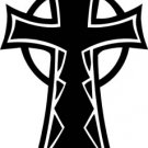 CH102 Christian Religious Decal Sticker - 6" WHITE