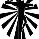 CH104 Christian Religious Decal Sticker - 6" WHITE