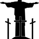 CH106 Christian Religious Decal Sticker - 6" WHITE