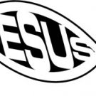 CT094 Christian Religious Decal Sticker - 6" WHITE