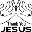 CT116 Christian Religious Decal Sticker - 6" WHITE