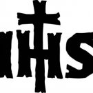 CT117 Christian Religious Decal Sticker - 6" WHITE