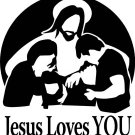 CT120 Christian Religious Decal Sticker - 6" WHITE