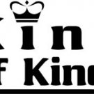 CT129 Christian Religious Decal Sticker - 6" WHITE
