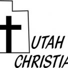 ST040 Utah Christian  Decal Sticker - 6" WHITE