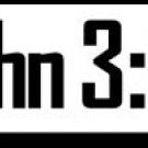 CV060 Bible Verse Decal Sticker - 6" WHITE