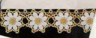 Yellow and White Flowers Pillowcase Pattern