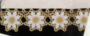 Yellow and White Flowers Pillowcase Pattern