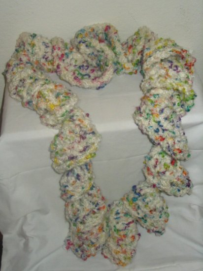 Splash of Color Spiral Scarf