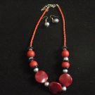 Collar Negro con rojo  (VENDIDO)