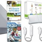 Nintendo Wii Video Game System 2 Player Wii Fit Bundle