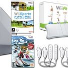 Nintendo Wii Video Game System 4 Player Wii Fit Bundle