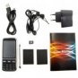 Quad Band Dual SIM Cellphone - Slim Touchscreen Mobile (Black)