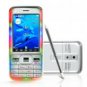 Quad Band Dual SIM Cellphone - Slim Touchscreen Mobile (Silver)